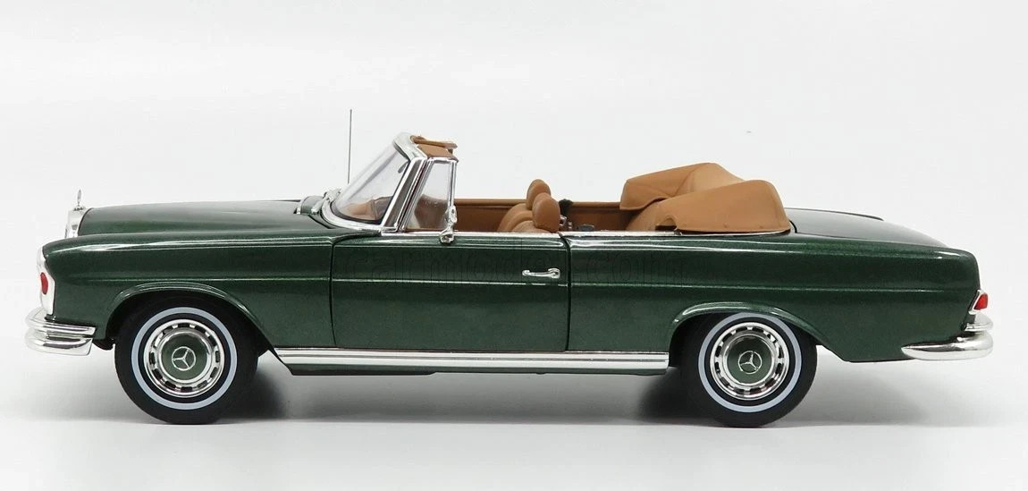 NOREV 1969 MERCEDES BENZ 280SE CABRIO Green W/Removable Top 1:18*Last One!!