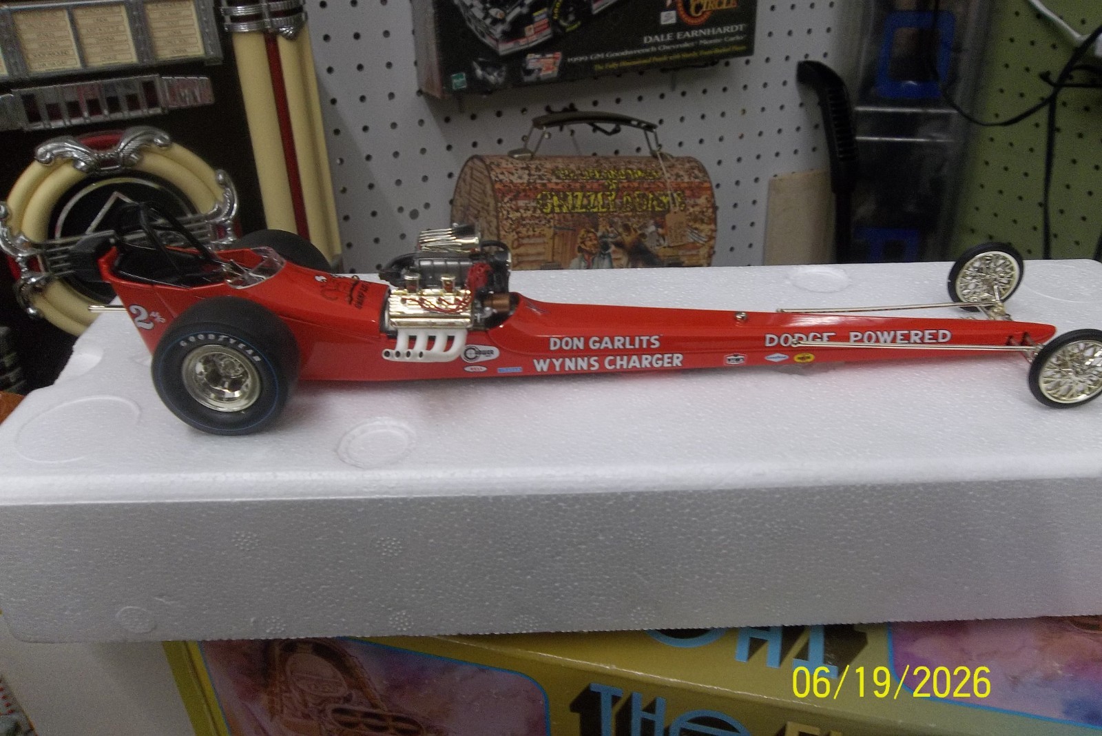 The Fuelers 1320 1/24 Diecast Don Garlits TT1113 Vintage Highly Detailed Rail