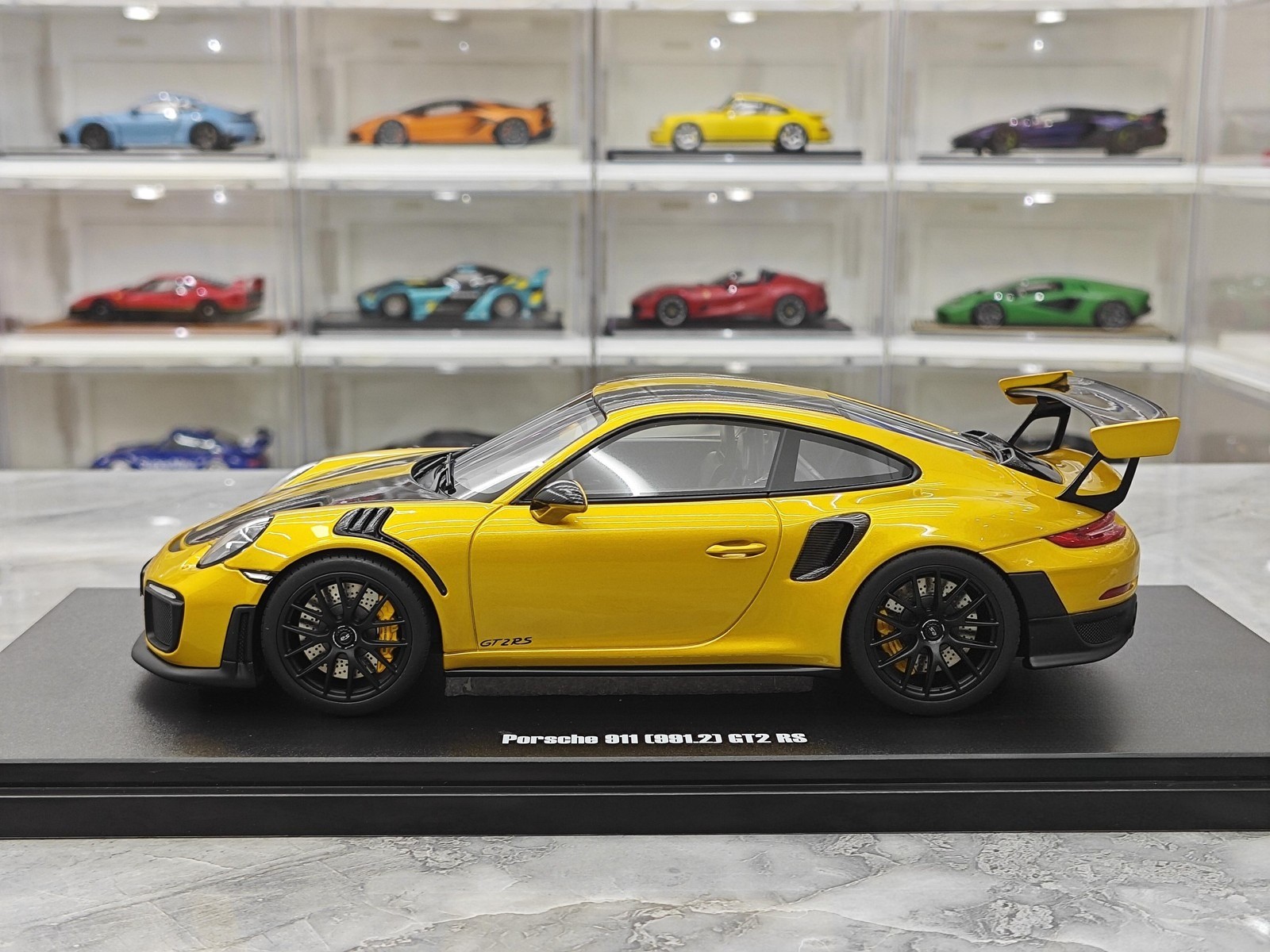 GT Spirit 1:18 Porsche 991.2 GT2 RS Gold Limited Edition Car Model