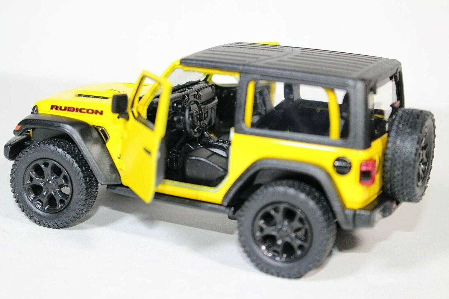 Jeep Wrangler Rubicon 4×4, Kinsmart, 6 colors, Diecast Toy Car, 5”, 1:34 scale
