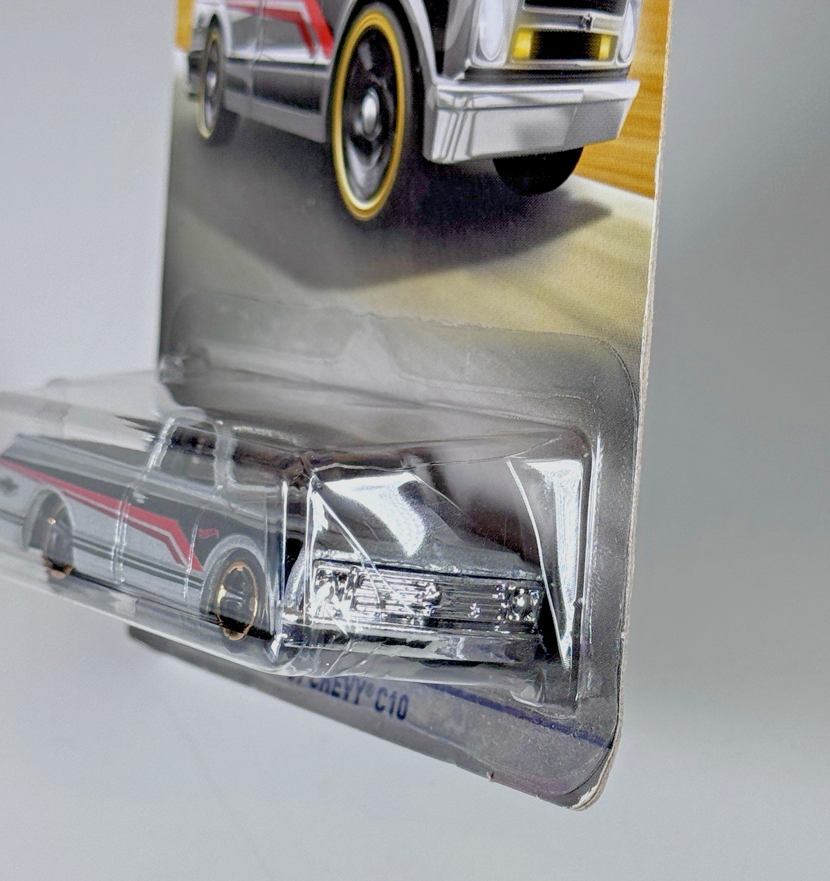 Hot Wheels ‘67 Chevy C10 Chevrolet Trucks 100 Years 3/8 Gray Walmart 2018