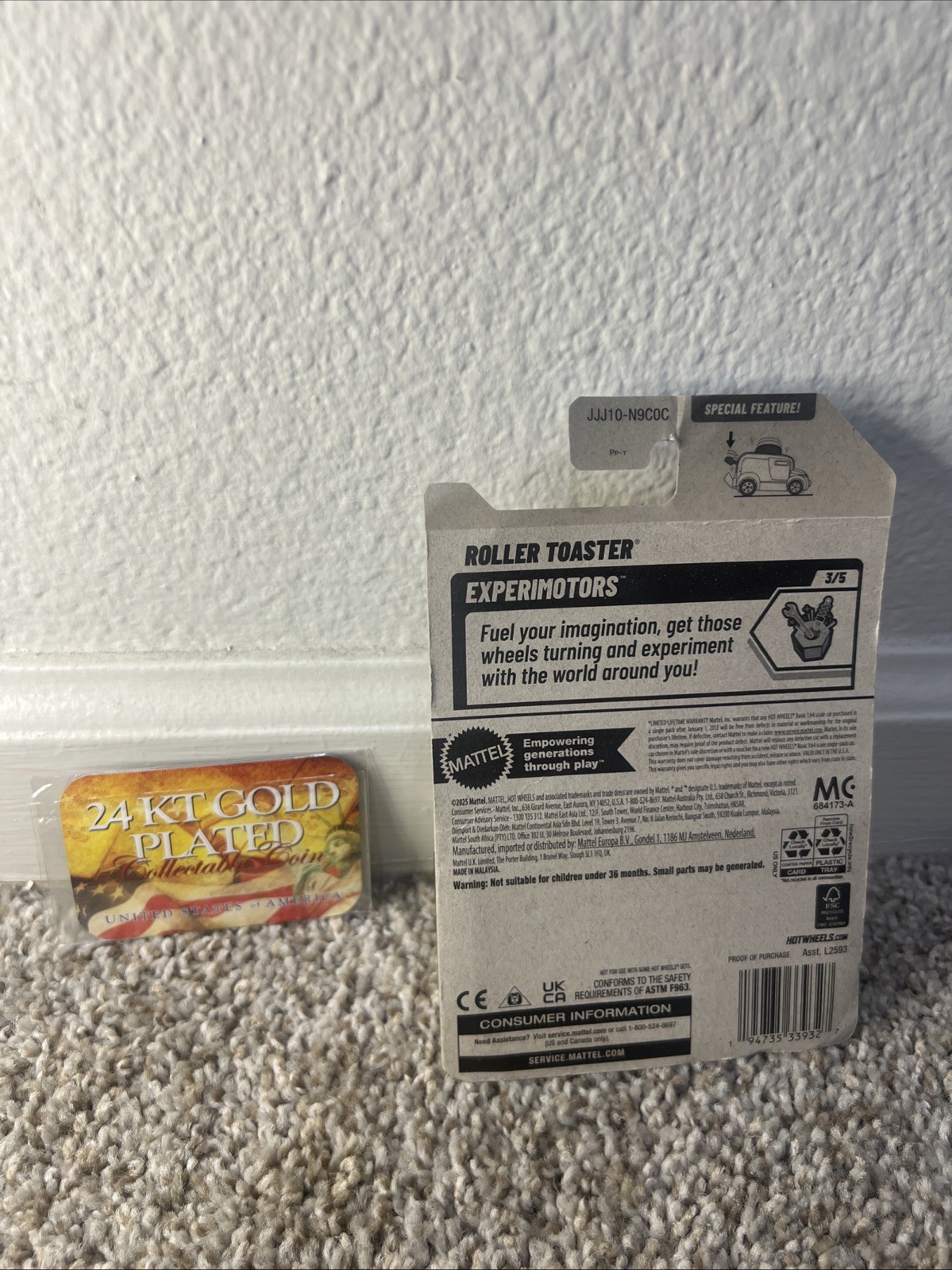HOT Wheels ROLLER TOASTER WITH SPECIAL FEATURE , yes 2×1 Lot of 2
