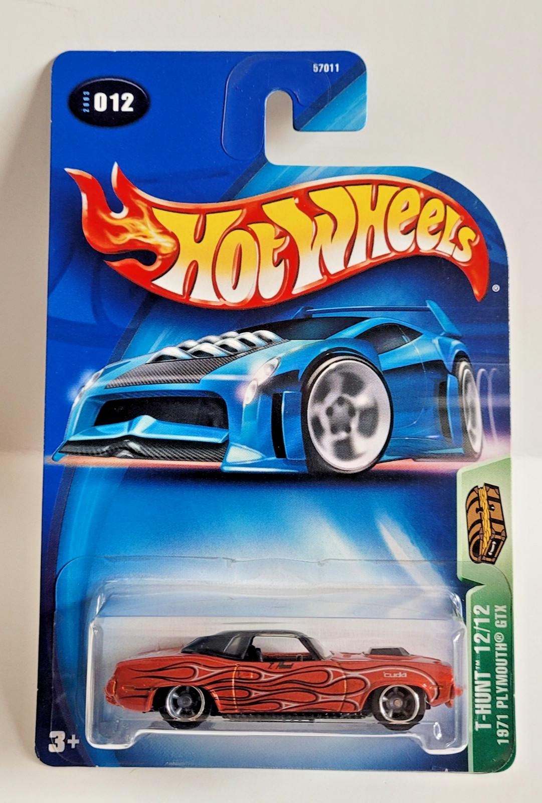 Hot Wheels 2003 Treasure Hunt Series 1971 Plymouth GTX Barracuda Metallic Red