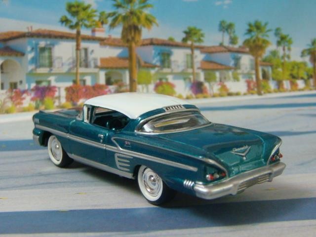 Classic 1958 Chevrolet Impala 348ci V8 Luxury Sport Coupe 1/64 Scale Ltd Edit N