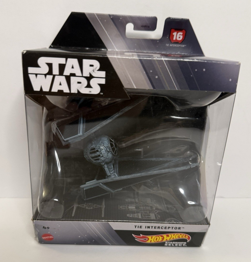 Lot of 3 Star Wars Starships Select Vader Tie Advanced Tie Fighter Interceptor