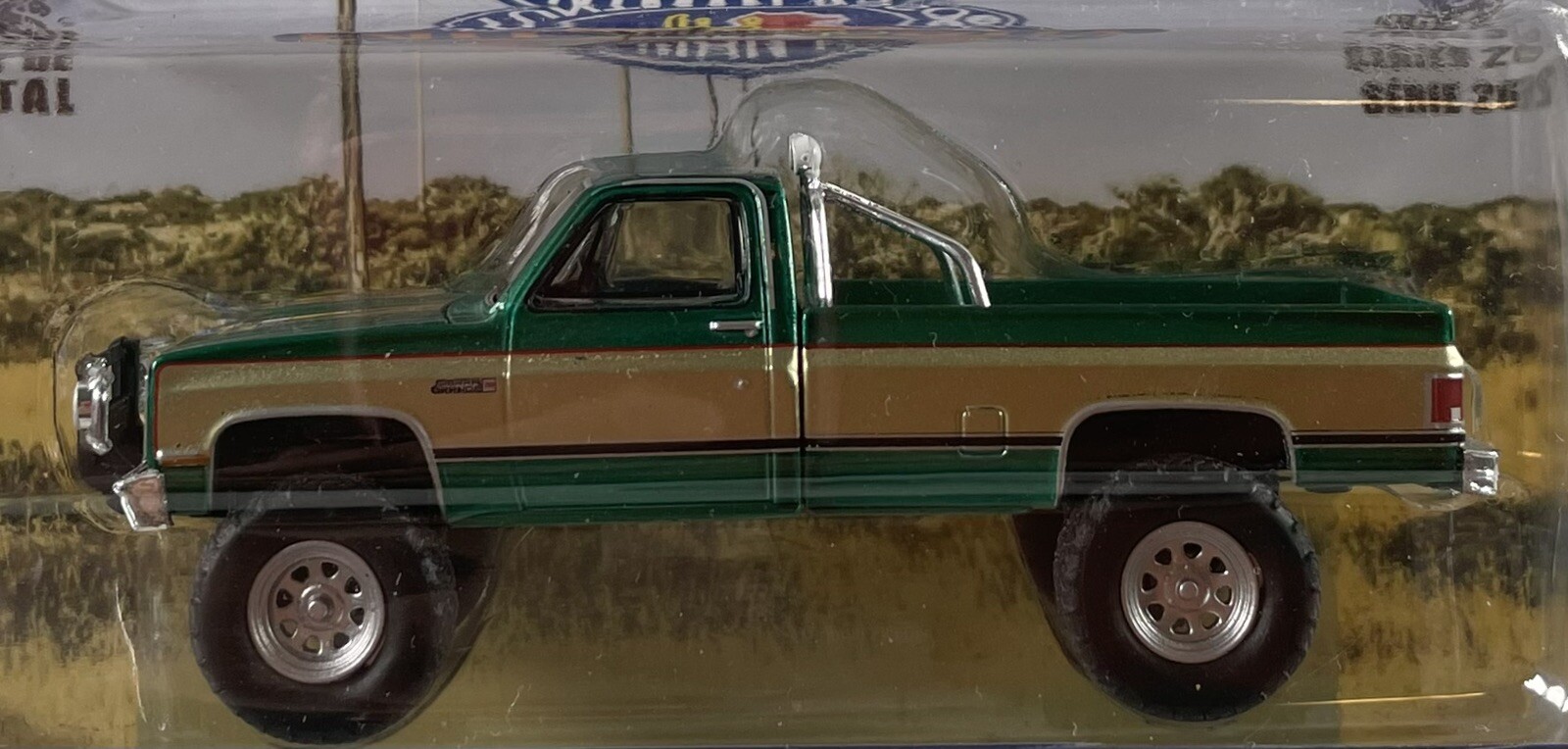 1/64 GREENLIGHT 1982 GMC K2500 K-2500 PICKUP THE FALL GUY LEE MAJORS RARE CHASE!