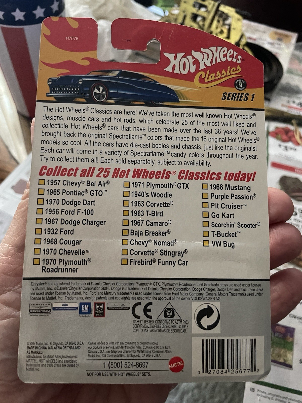 Hot Wheels Classics Series 1 #11/25 1940’s Woodie – Spectraflame Orange