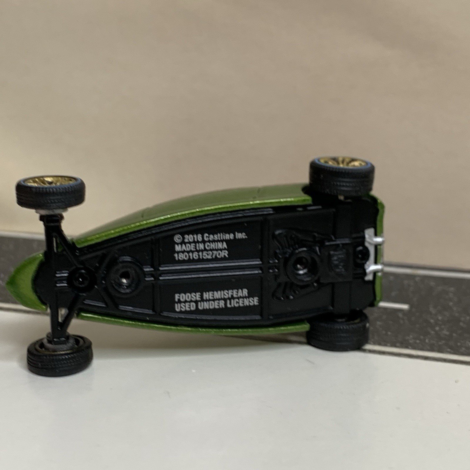 M2 Machines Chip Foose Hemisfear Custom Hot Rod Preproduction Car 1 Green 1:64 N