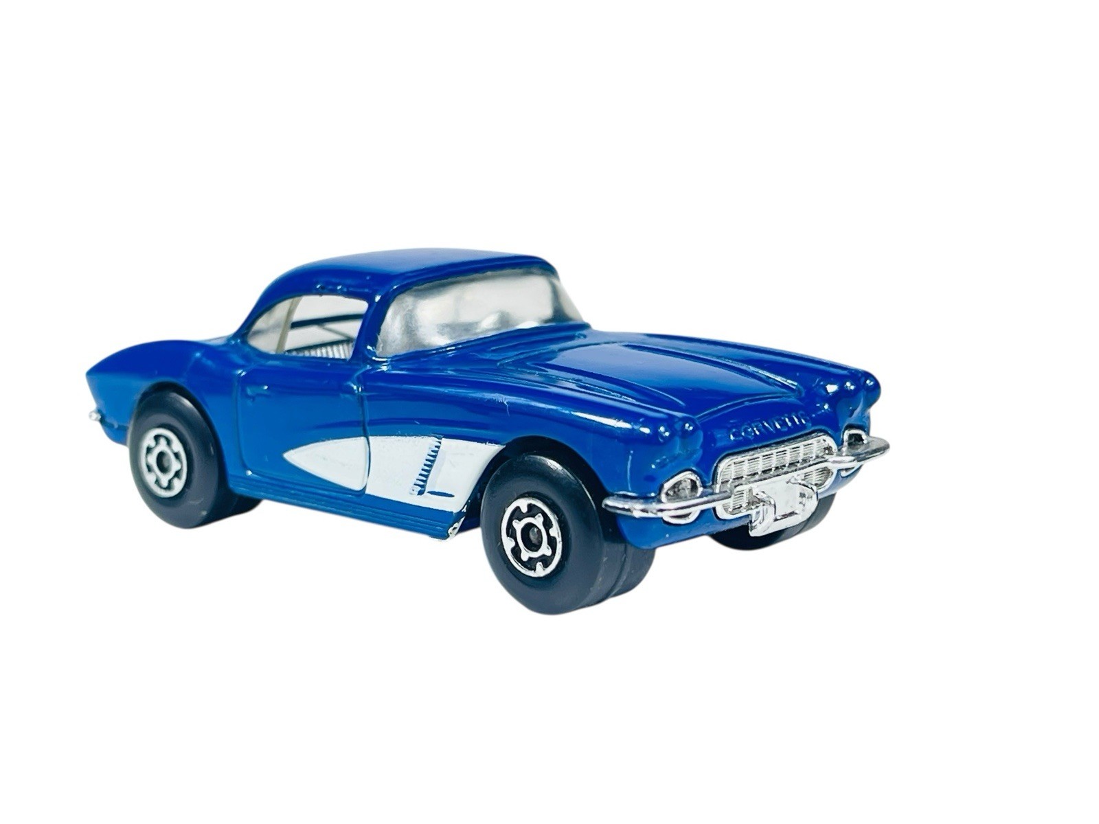 Matchbox Lesney Superfast (2) Varied MB71 1962 Chevy Corvettes w/Yellow Boxes