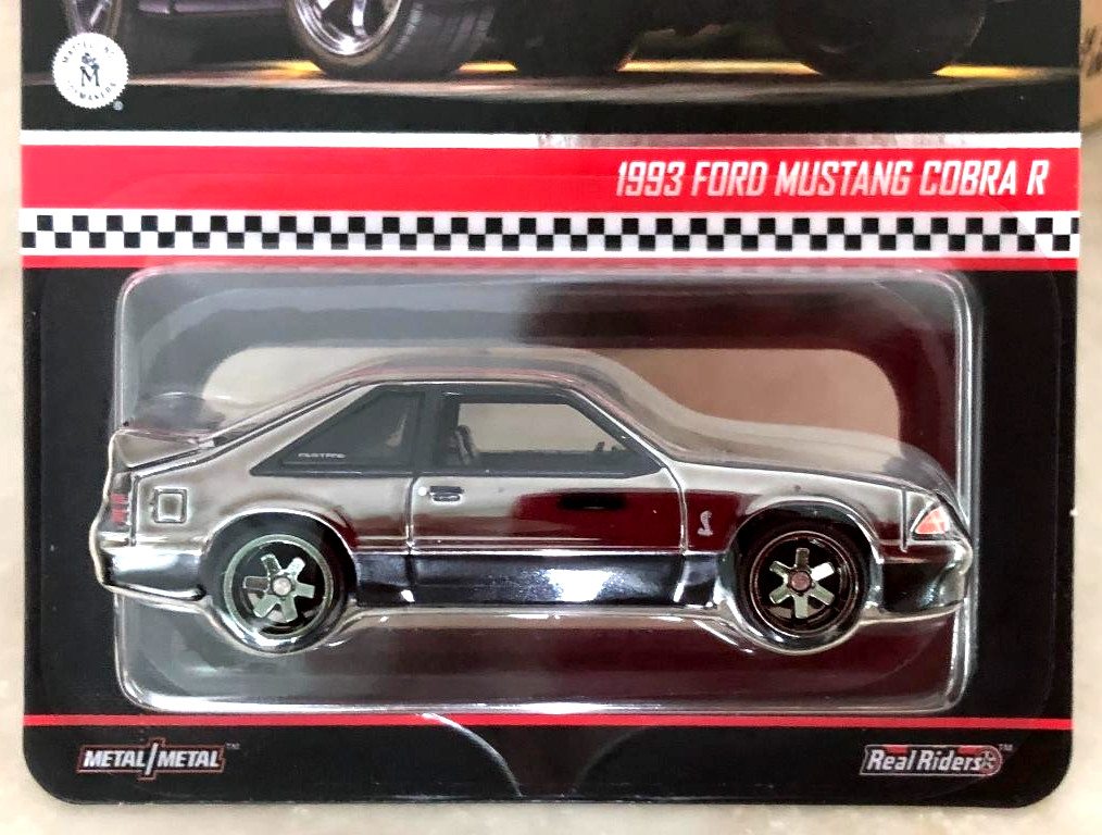 2025 RLC Exclusive Collectors 1993 Ford Mustang COBRA R Shadow Chrome