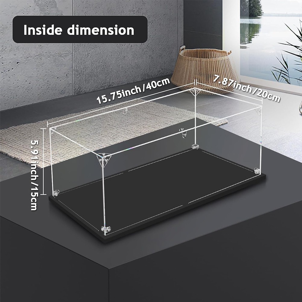 Acrylic Display Case Storage Box For Diecast Cars Collectibles Figures Doll Toys