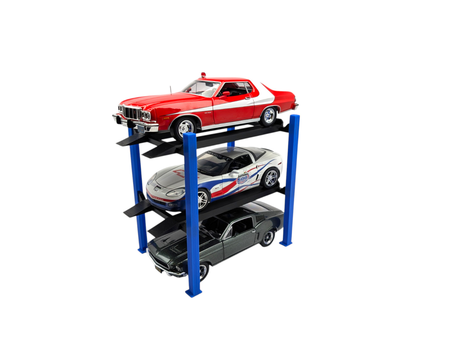 4-POST 2 & 3-LEVEL 3D PRINTED VEHICLE CAR LIFT 1:64 1:43 1:24 1:18 SCALE CARS