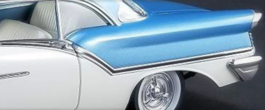 OLDS Oldsmobile Toronado 1Built Model Promo Classic Car Race Carousel BLU 442 12