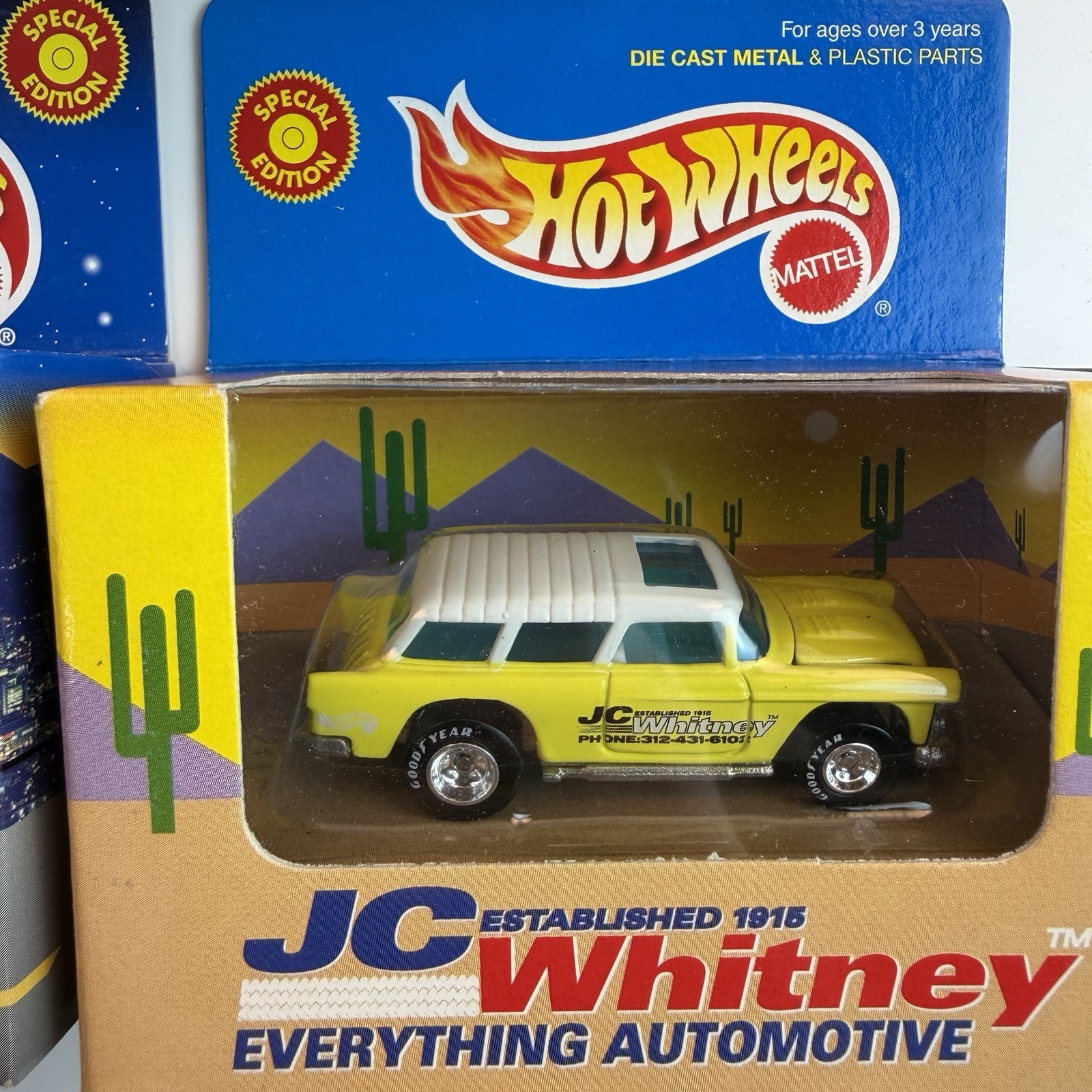 Hot Wheels JC Whitney Promo Special Edition 3-Car Lot ’40s Ford Nomad Bel Air
