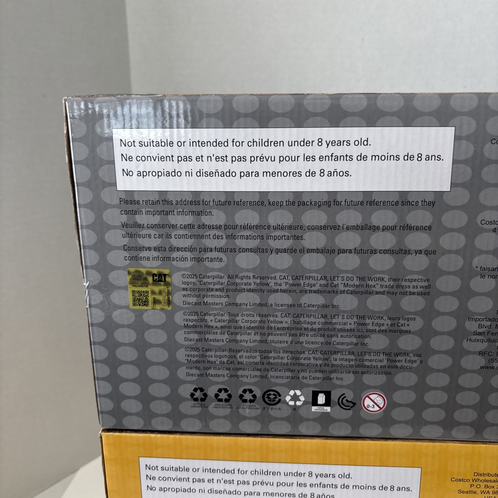 Diecast Masters 1:64 CATERPILLAR Metal Construction Trucks 2 Sets Of 4 – SEALED
