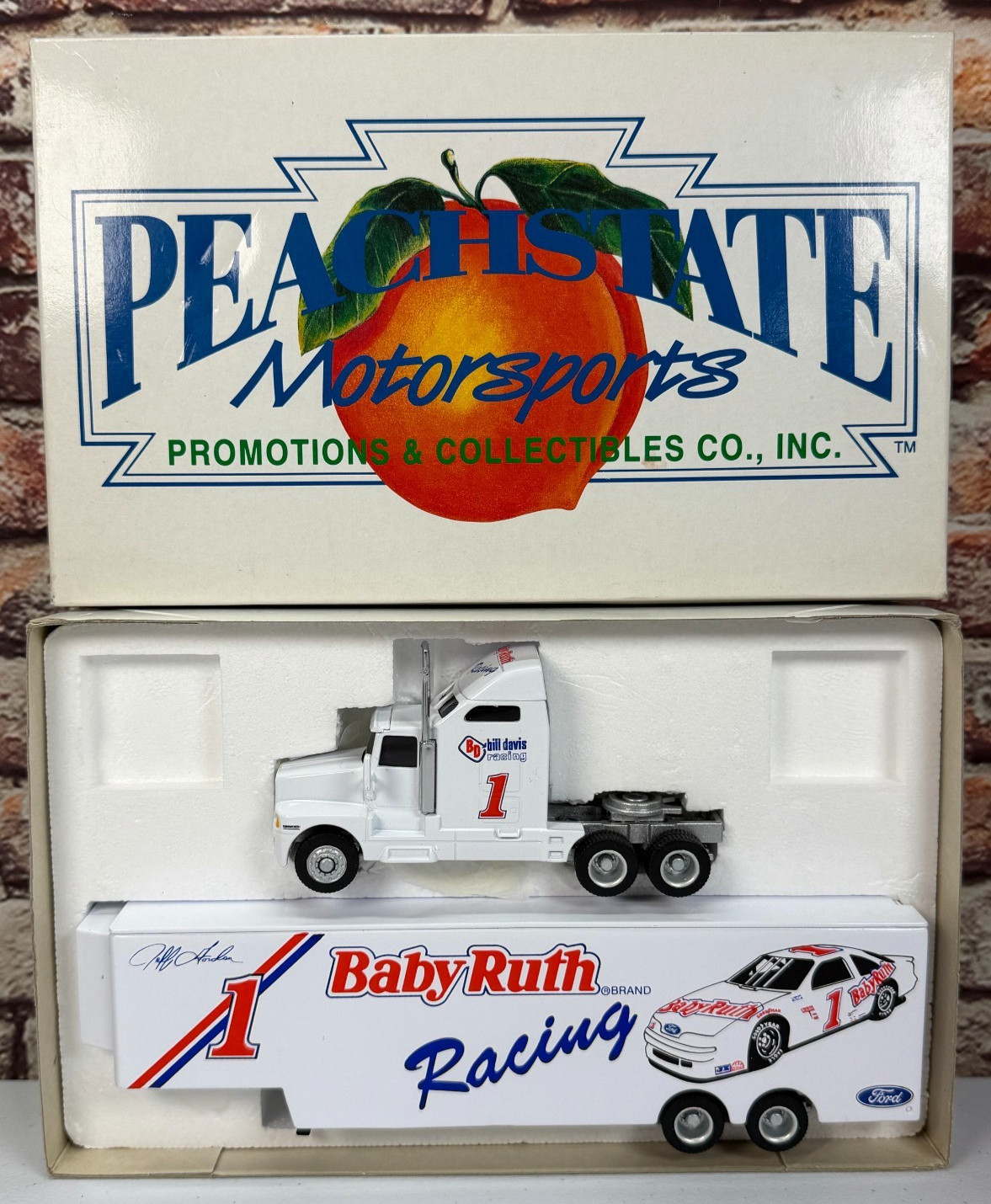 Peach State Motorsports Ltd. Edn 1/64 #1 JEFF GORDON BABY RUTH Transporter Semi