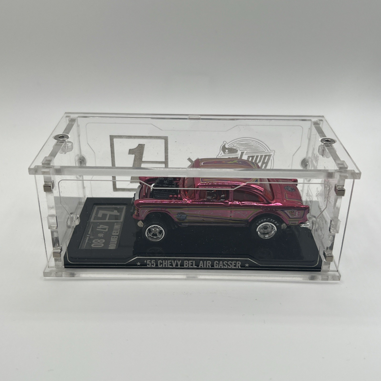 Hot Wheels 55 Gasser Lamley/Malaya Hobby Shop Pink Bel Air #47 of 80