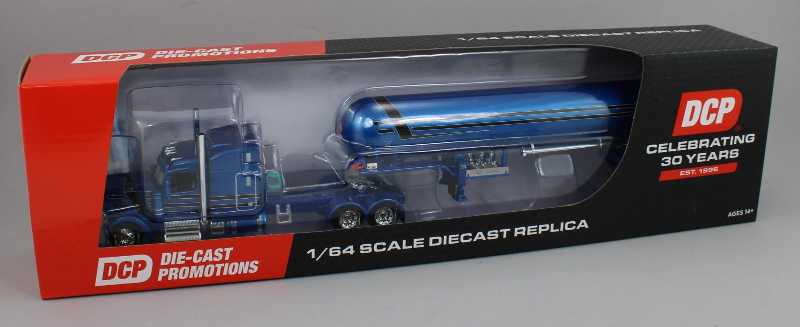 DCP 1:64 *BLUE & BLACK* Peterbilt 589 70″ Midroof w/MISSISSIPPI LP TANKER NIB!