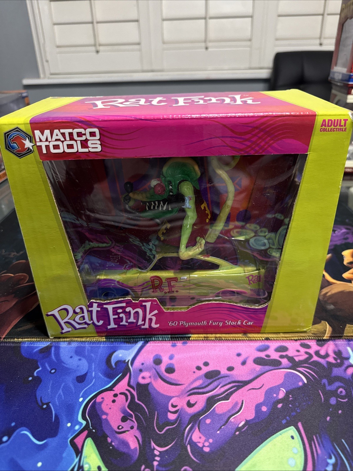 Rat Fink 1960 Plymouth Fury Matco Tools 1/24 Scale RF Auto World (RARE) Limited