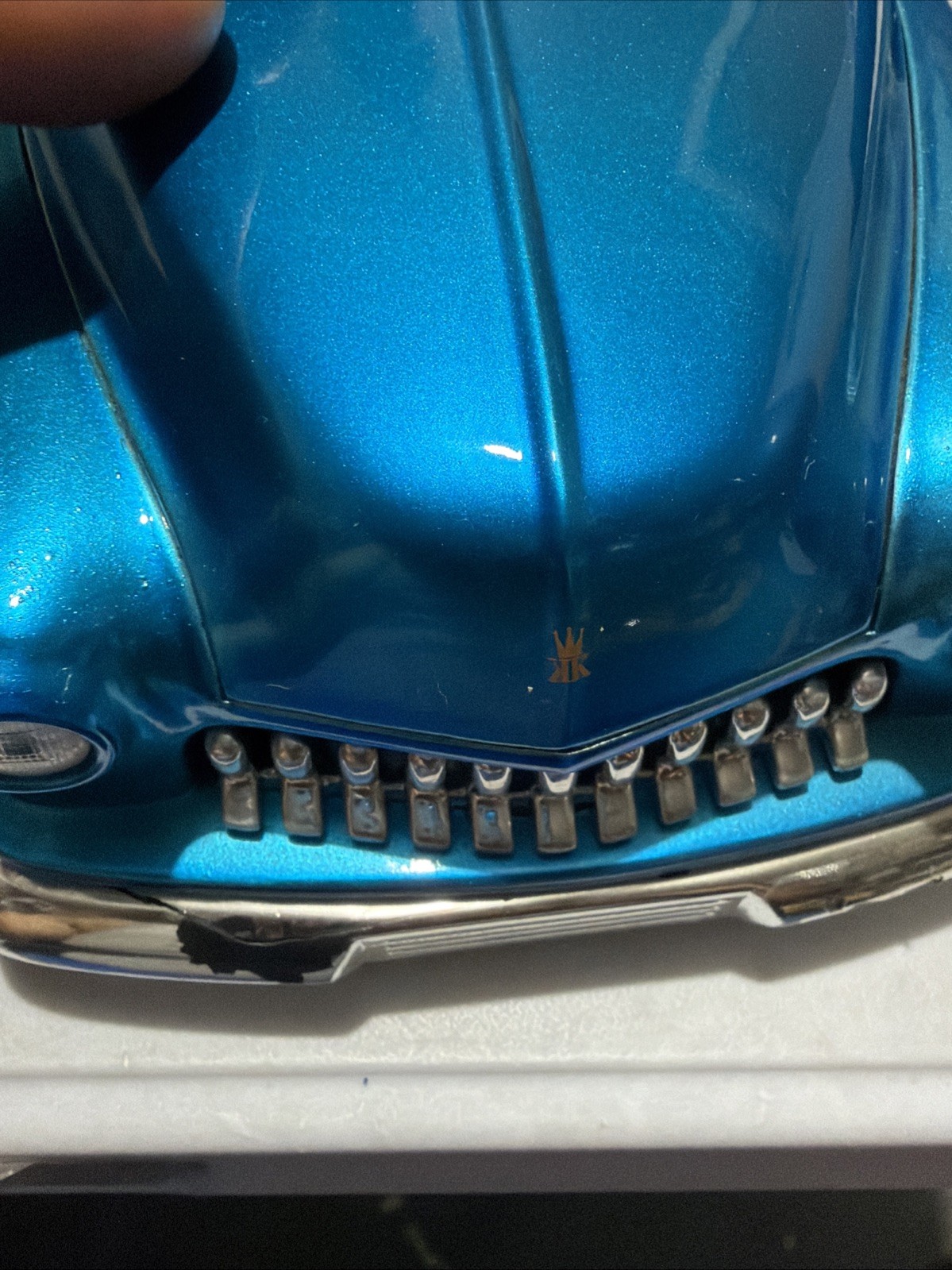 RARE Jada Toys Kustom Kings – 1951 Mercury Hard Top w/ Guitar 1/18 Scale Blue