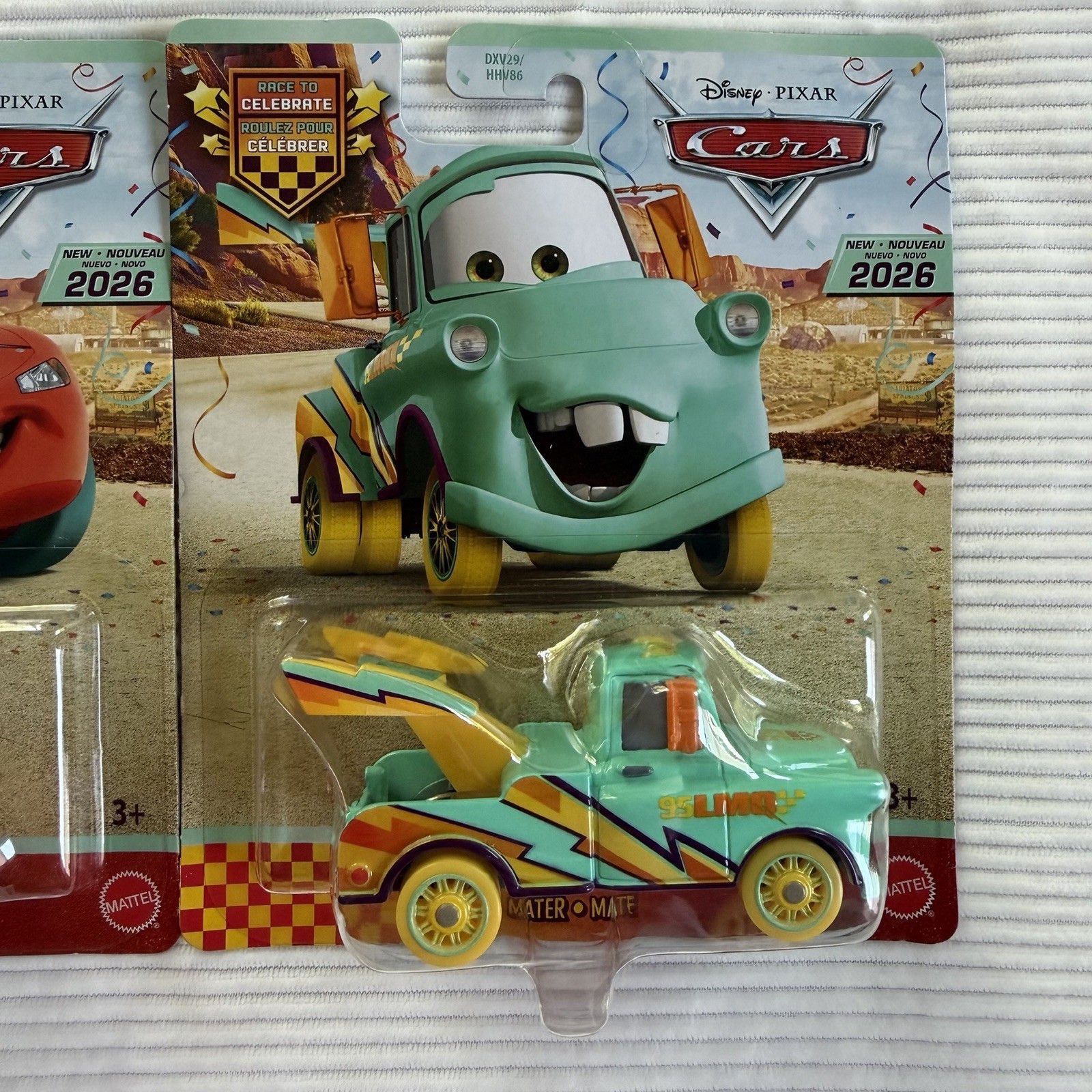 2006-2026 Disney Pixar Cars Race To Celebrate Mater & Lighting McQueen 2-Pack