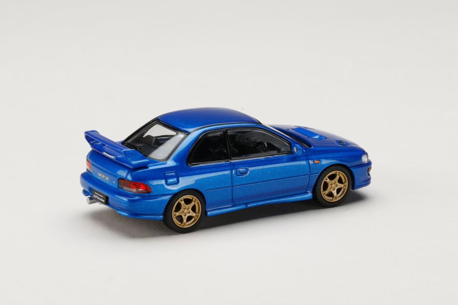 Hobby Japan 1/64 Subaru Impreza WRX Type R STi Blue Diecast Car Model