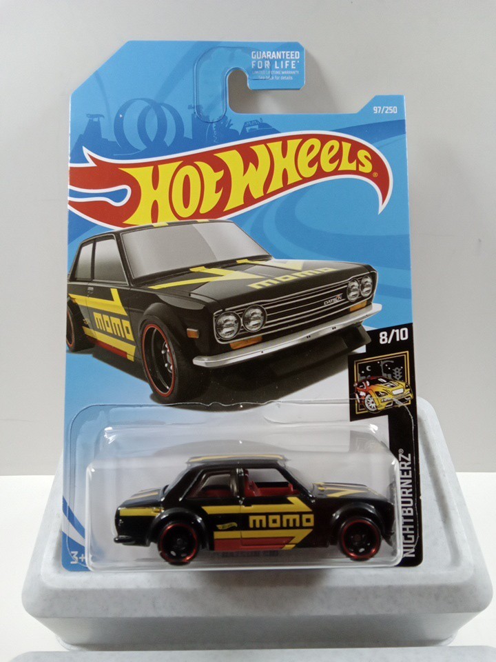 2019 Hot Wheels ’71 DATSUN 510 Black MOMO Kmart Exclusive! M30
