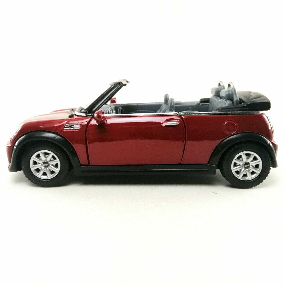 Mini Cooper S Convertible, Kinsmart, Diecast Model Toy Car, 4 Colors, 5”, 1:28