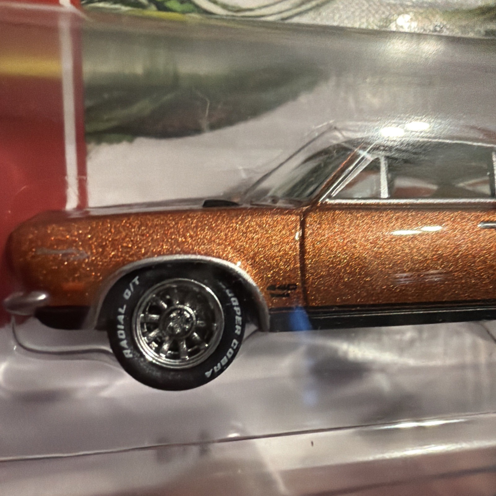 🚨1969🔥Plymouth🔥Barracuda 1/64 Diecast Bronze Fire ⭐️Classic⭐️Gold