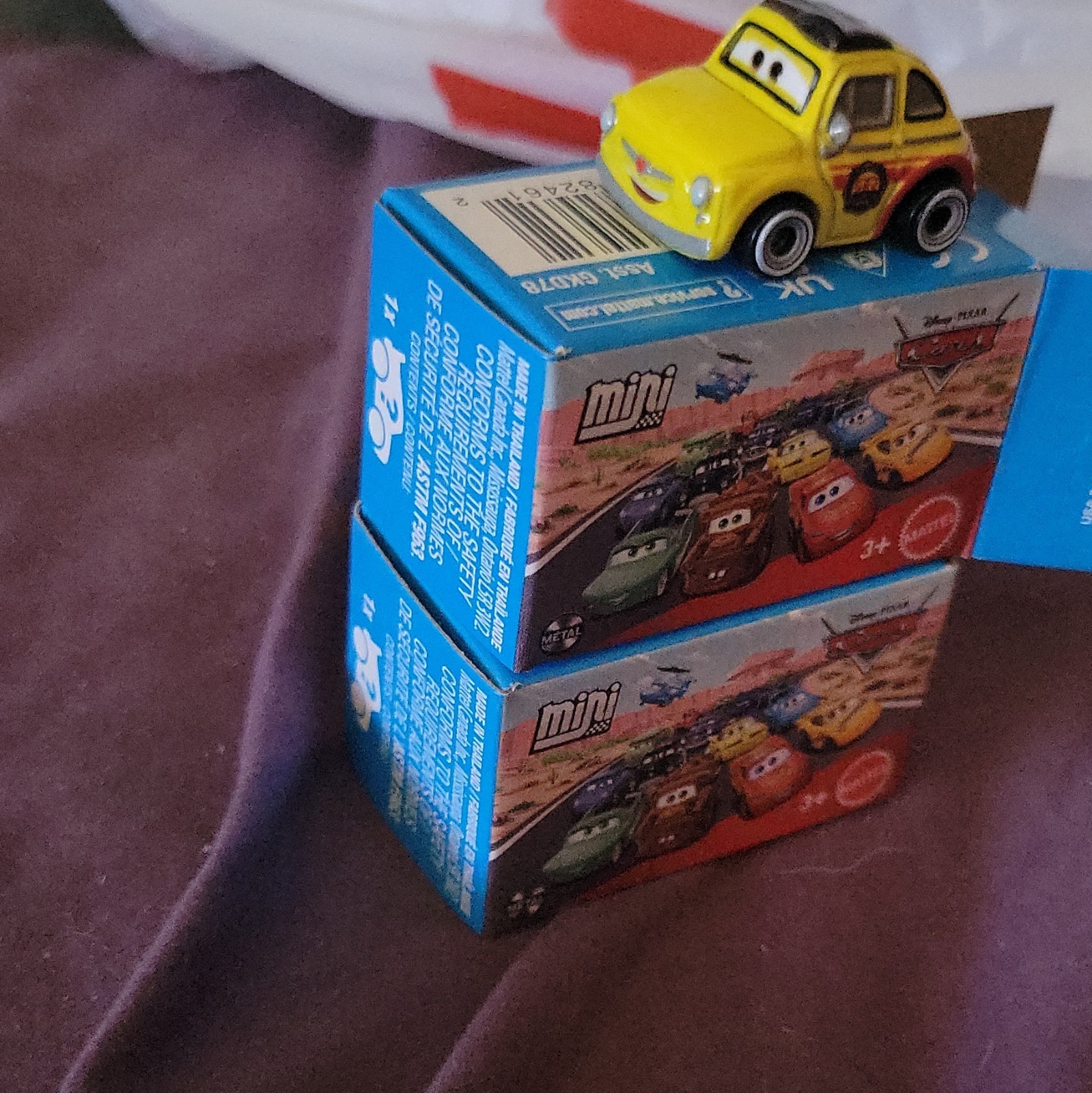 Mattel Disney Pixar Cars Mini Metal Diecast Car Yellow/Red Age 3-4 Years