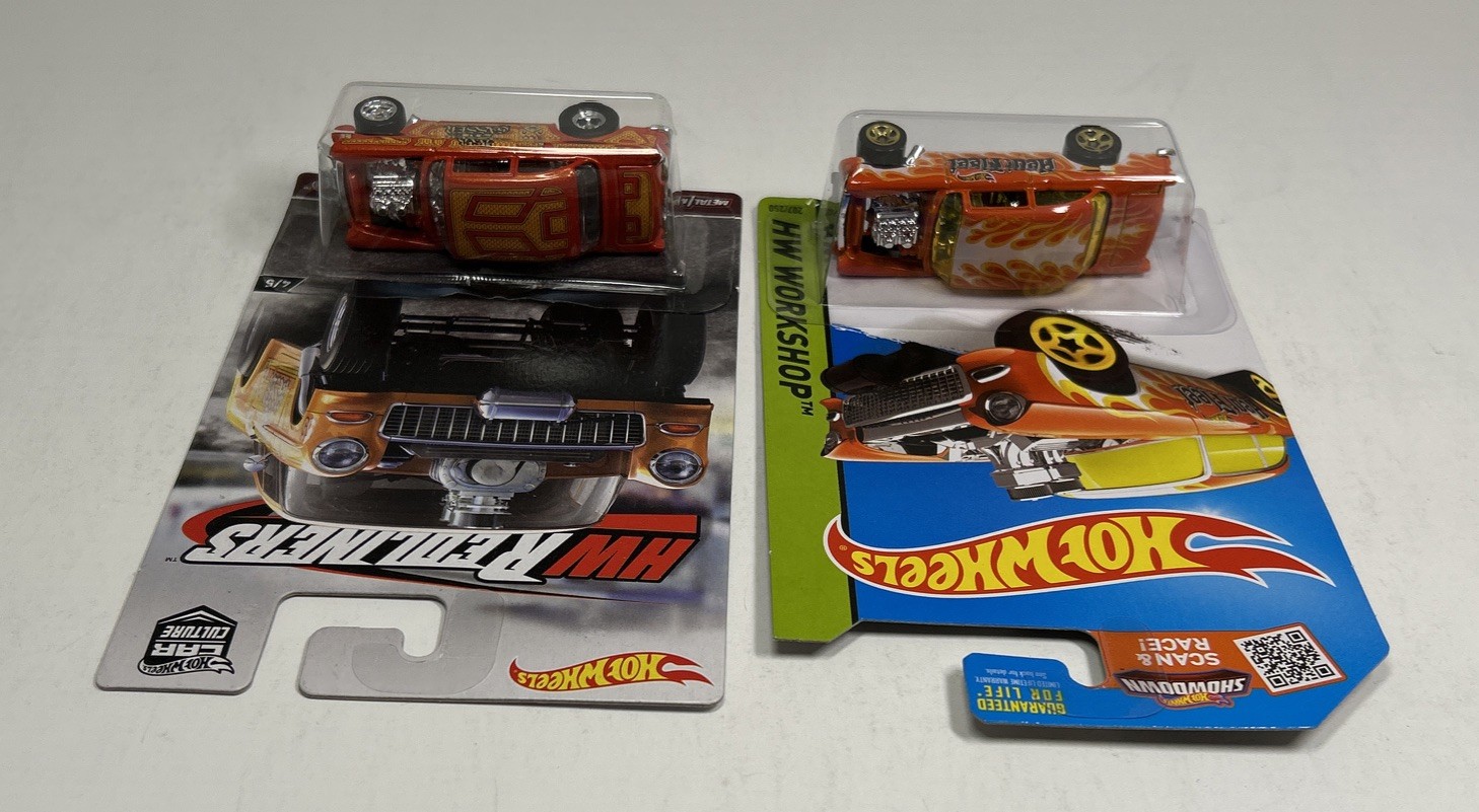 2016 HW Redlines 55 Chevy Bel Air Gasser Real Riders & 55 Chevy Bel Gaser Lot 2