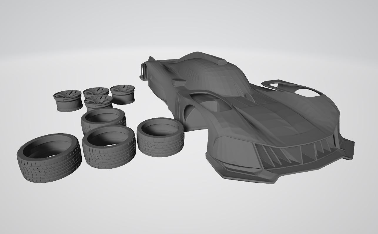 3d printed 2022 Peugeot 9X8 Hybrid Hypercar LMDH model car collectible replica