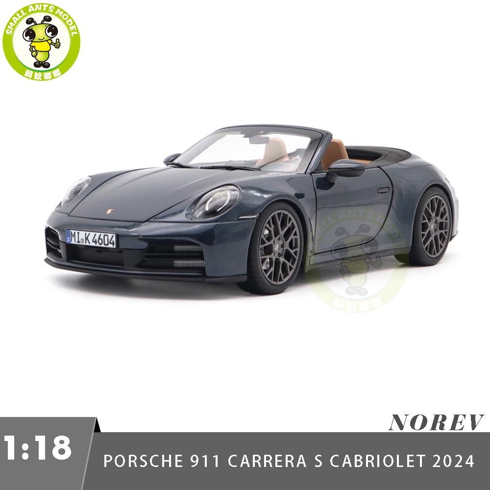 1/18 Porsche 911 Carrera S Cabriolet 2024 Norev 187180 Diecast Model Car