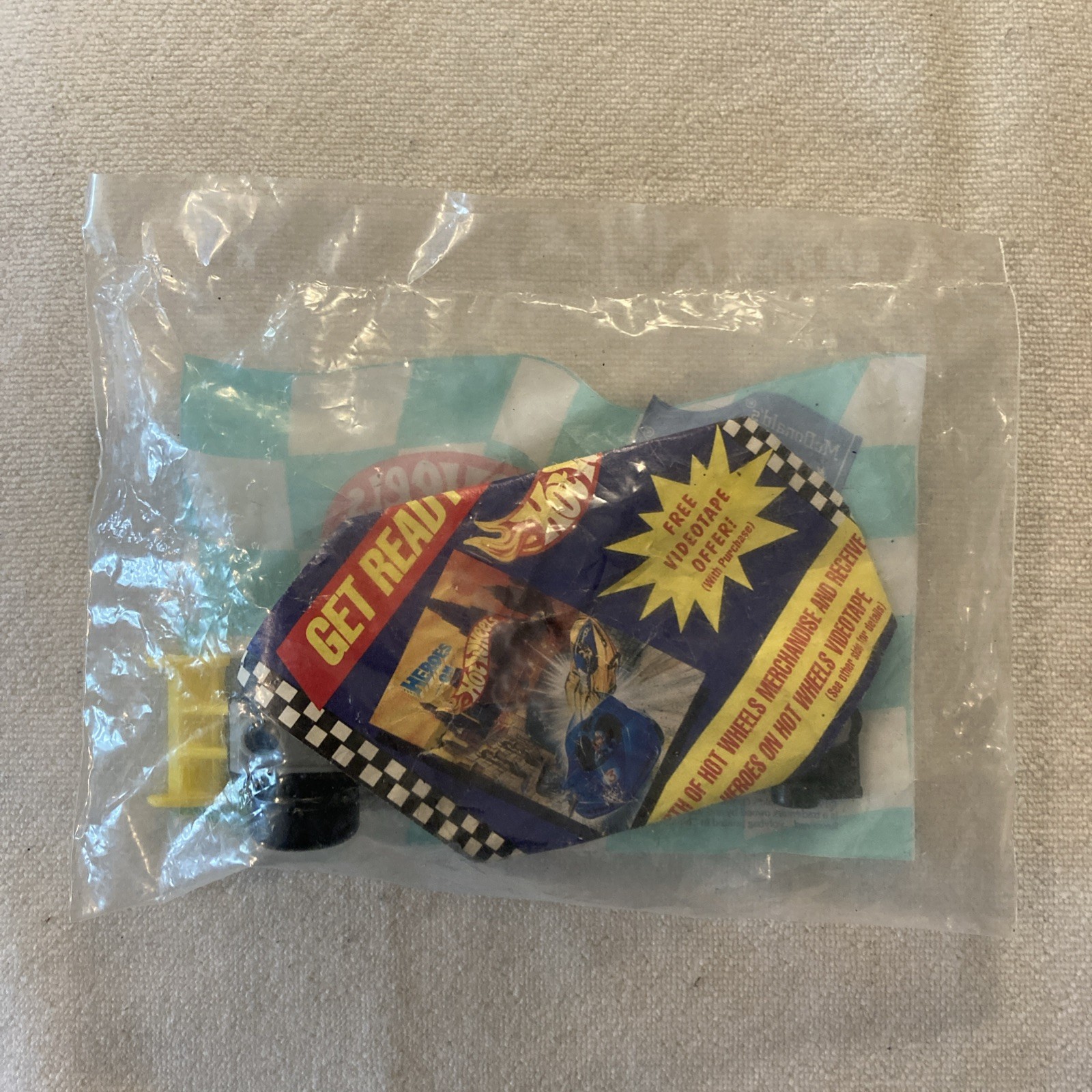 1992 McDonald’s Happy Meal Hot Wheels Racing Series Dragster New Sealed