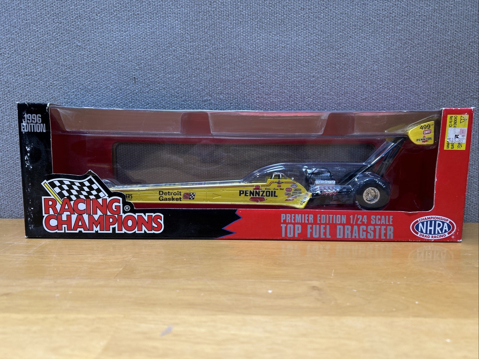 Eddie Hill 1996 Action Racing NHRA 1:24 Scale Pennzoil Top Fuel Dragster New