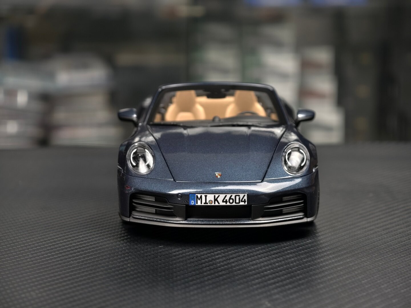 NOREV 1/18 Porsche 911 Carrera S Cabriolet 2024 Blue Diecast Car Model 187180