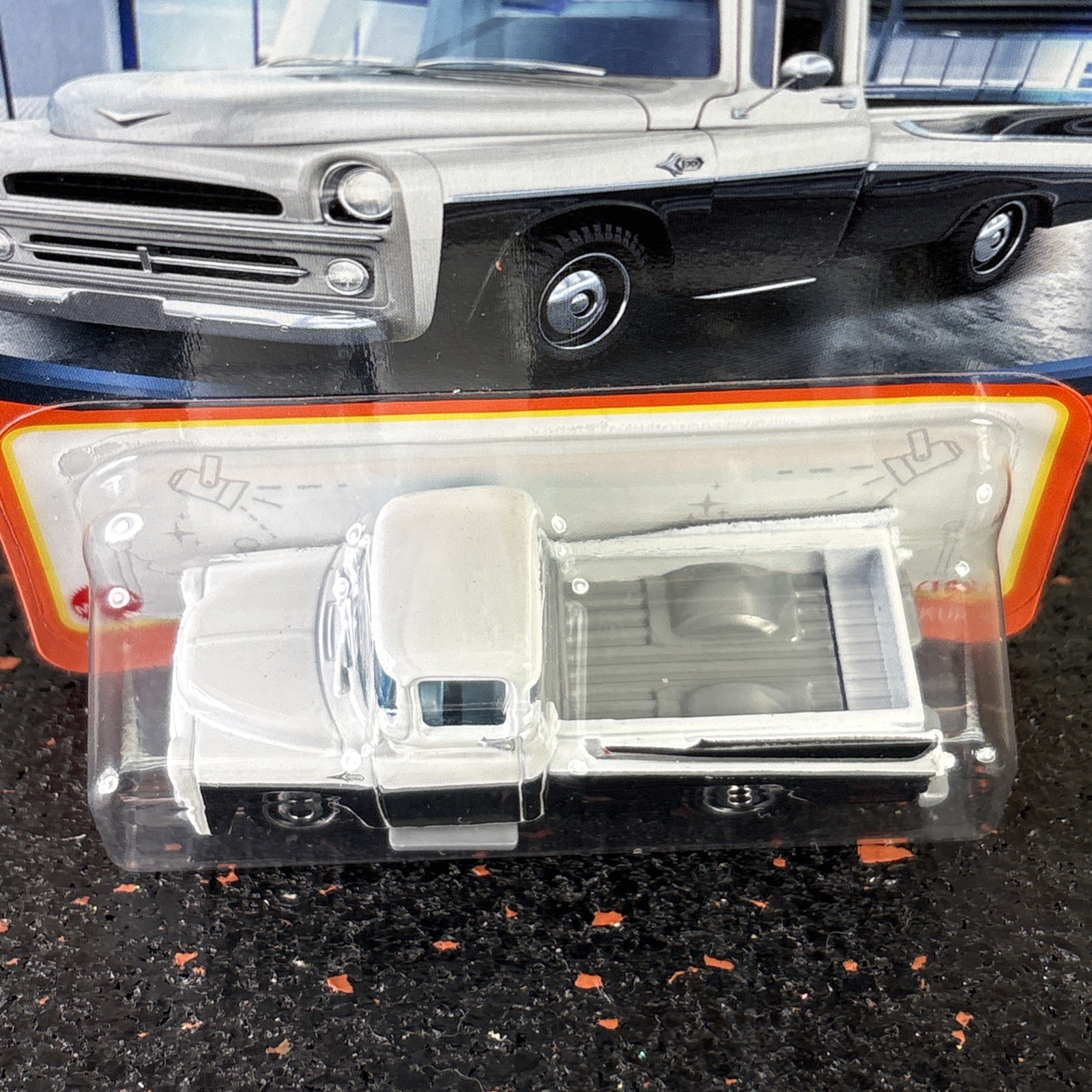 2023 Matchbox 70 Years Dodge Sweptside Pickup #14/100 White Black