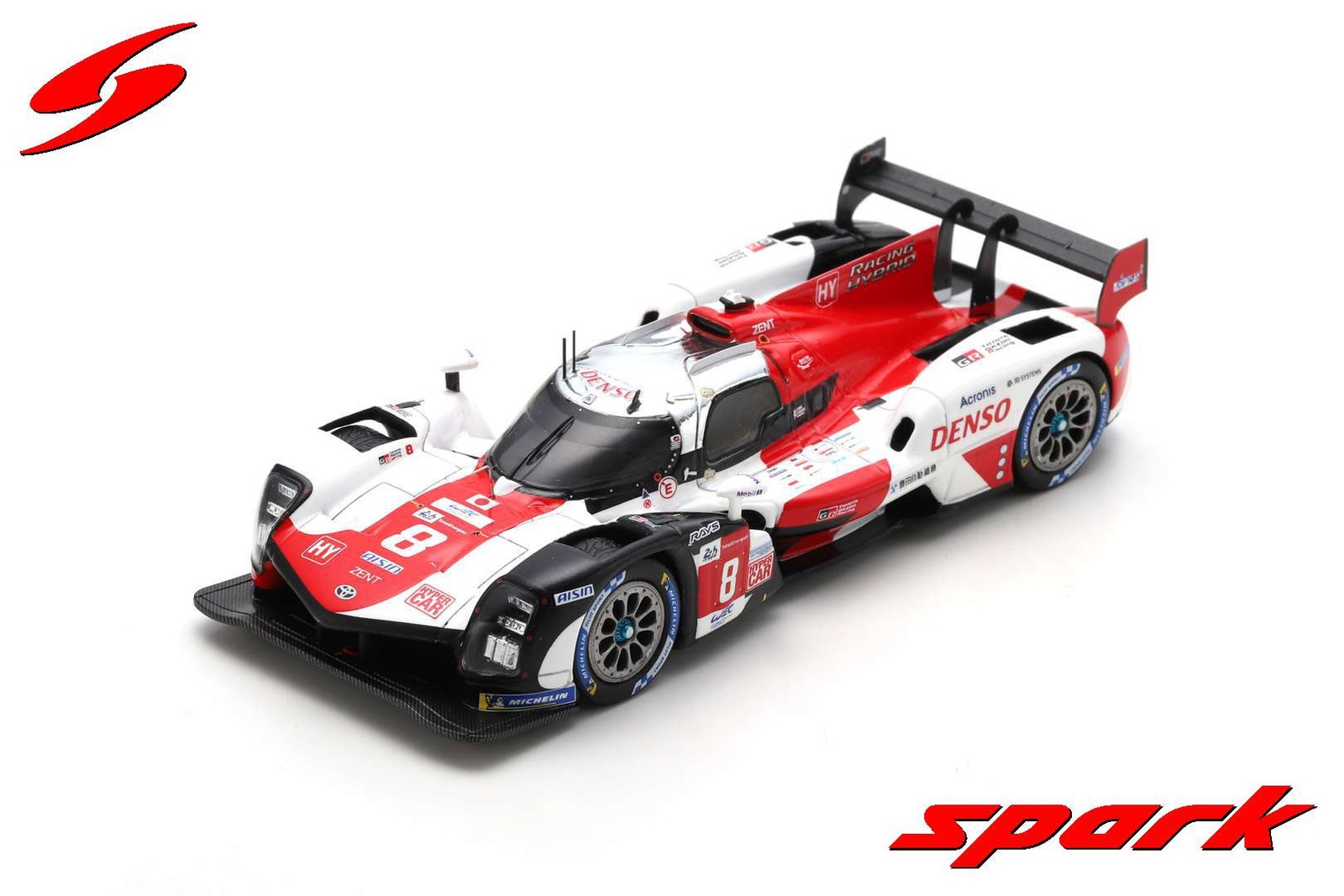 Spark S8231 1/43 GR010 HYBRID NO.8 2ND 24H LE MANS 2021 Model Car