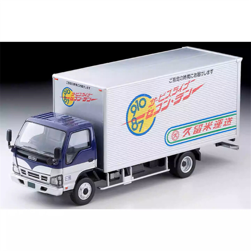 TLV 1:64 Isuzu Elf Panel Van Kurume Transportation Diecast Model Car