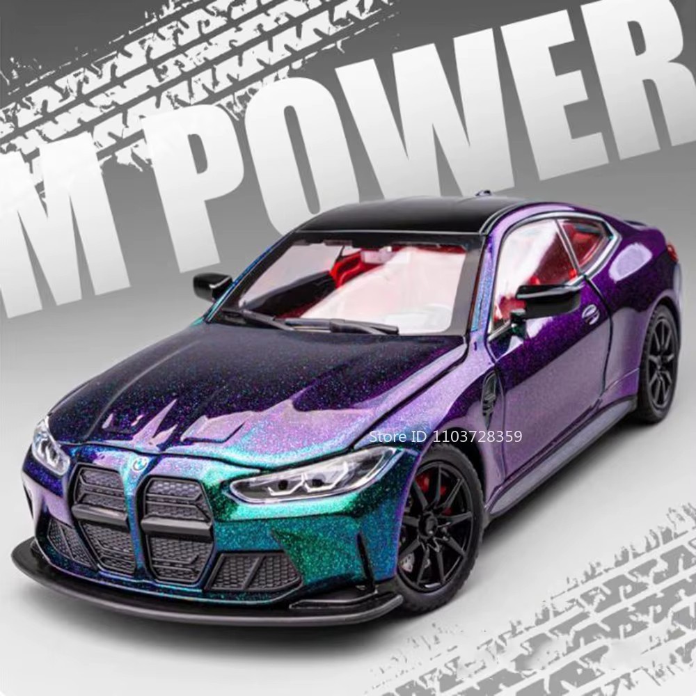 1:24 BMW M4 G82 Coupe Diecast Metal Sports Car Model Collectable Toy NEW Gift