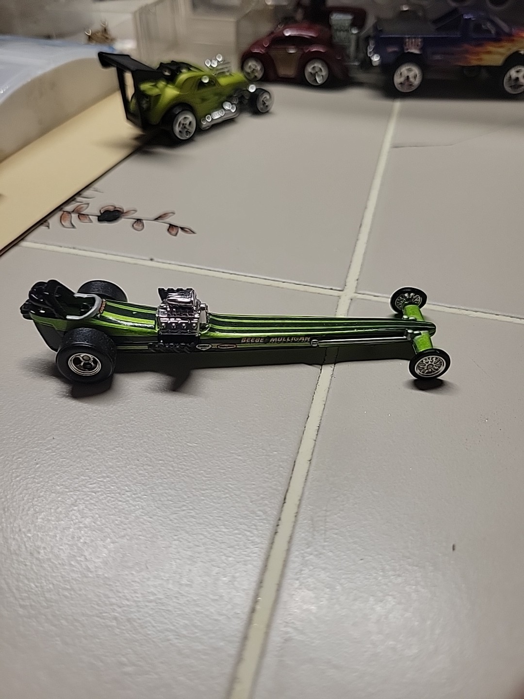 Hot Wheels Drag Strip Demons Beebe & Mulligan Front Engine Fuel Dragster (Loose)