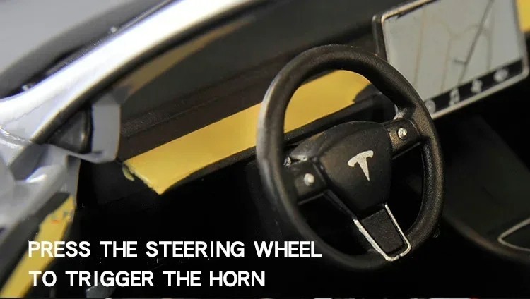 1:24 Tesla Model 3 Model Y Alloy Car Model Diecast Metal Toy Vehicles Car Model