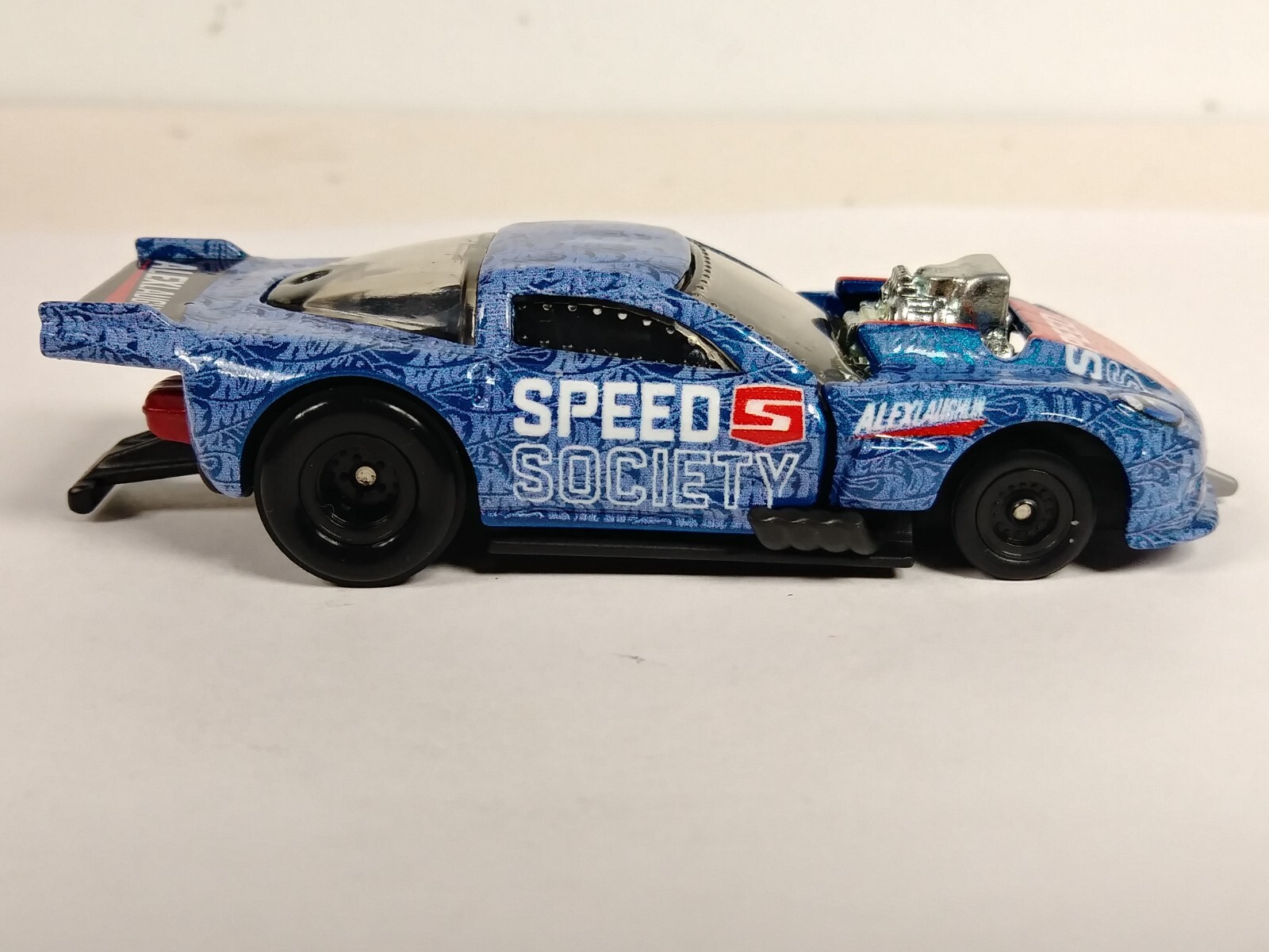 ’12 Corvette Z06 Drag Racer Hot Wheels 2022 Boulevard Blue RRDragD 1:64 Loose