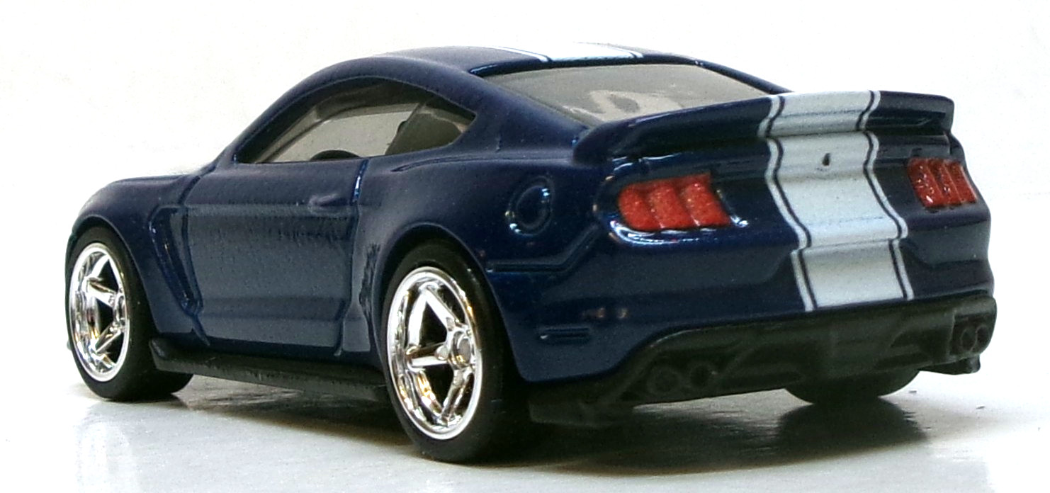 LOOSE 2023 HOT WHEELS PREMIUM DARK BLUE SHELBY GT350R WHEEL SWAP REAL RIDERS