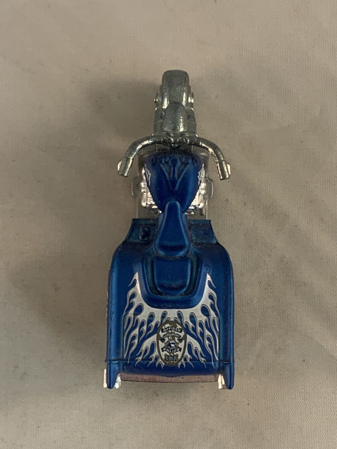 Hot Wheels Boss Hoss Motorcycle 2011 Main Street Blue 5SPs MC5s