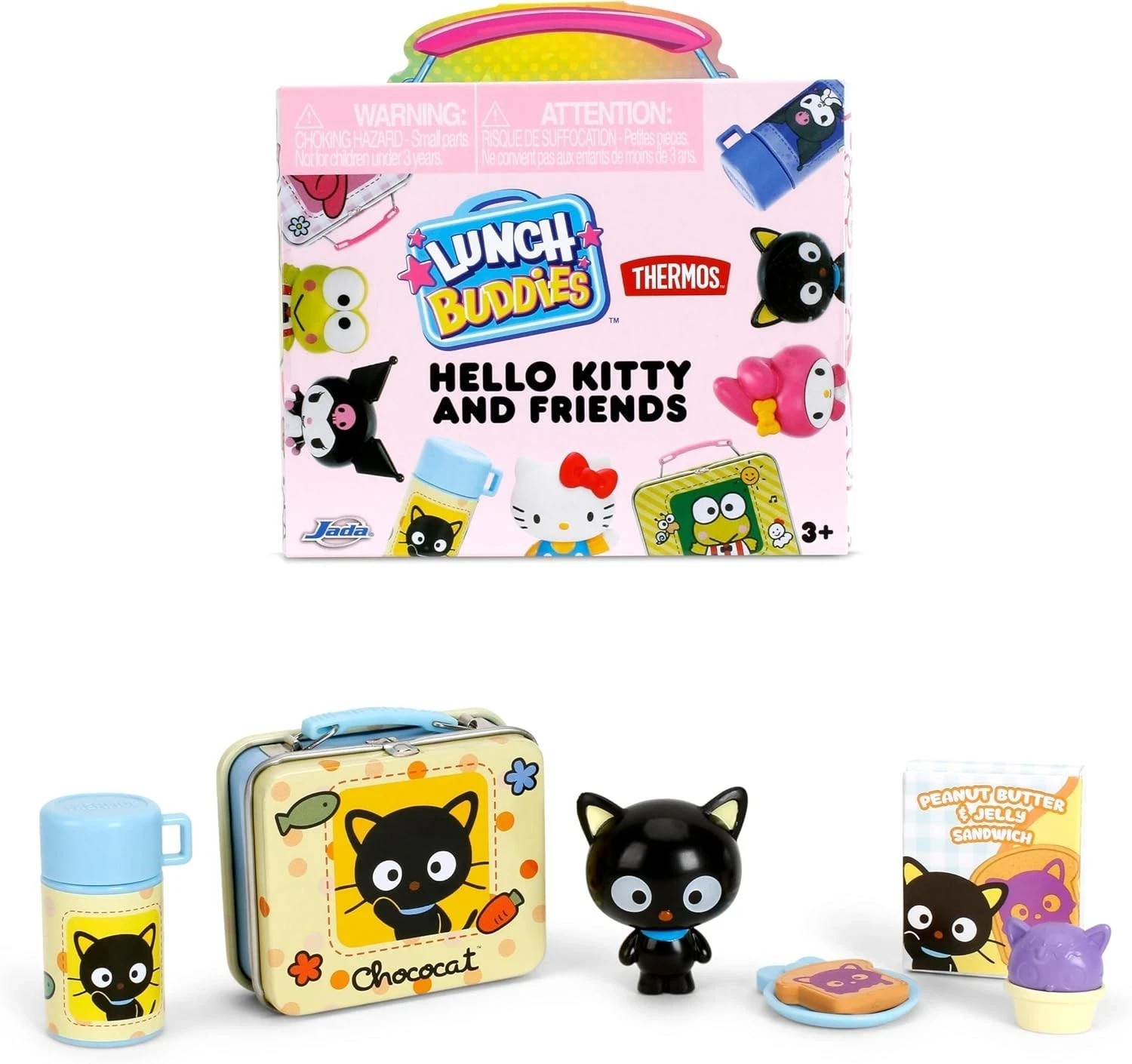 Jada 2″ Lunch Buddies Thermos Wave 1 Hello Kitty Blind Pack (1 Pcs)