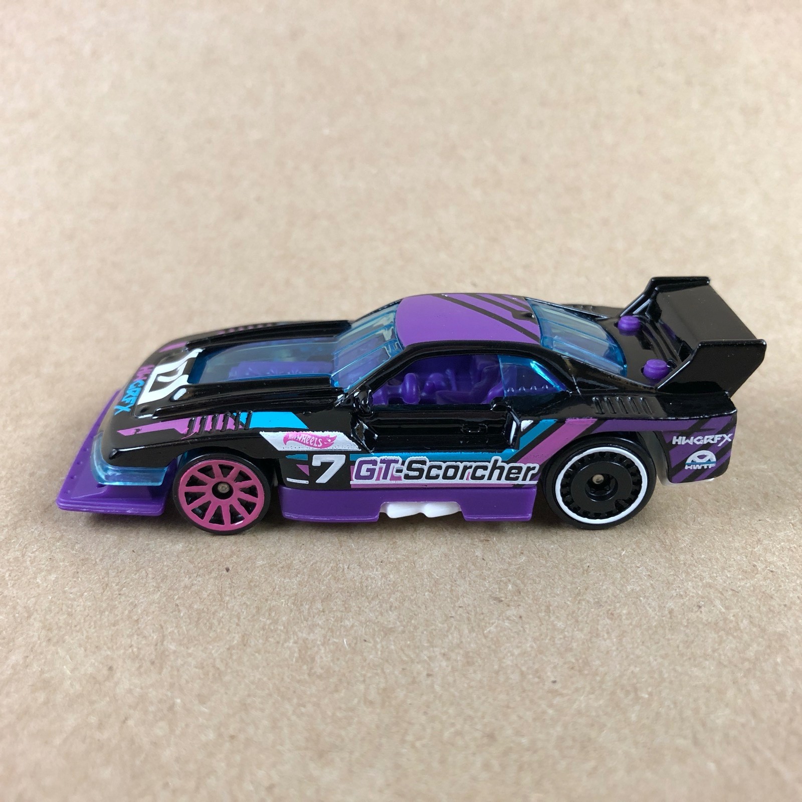 Hot Wheels GT-Scorcher 89/250 Purple 2024 Lets Race 2/5 1:64 Diecast Car Loose
