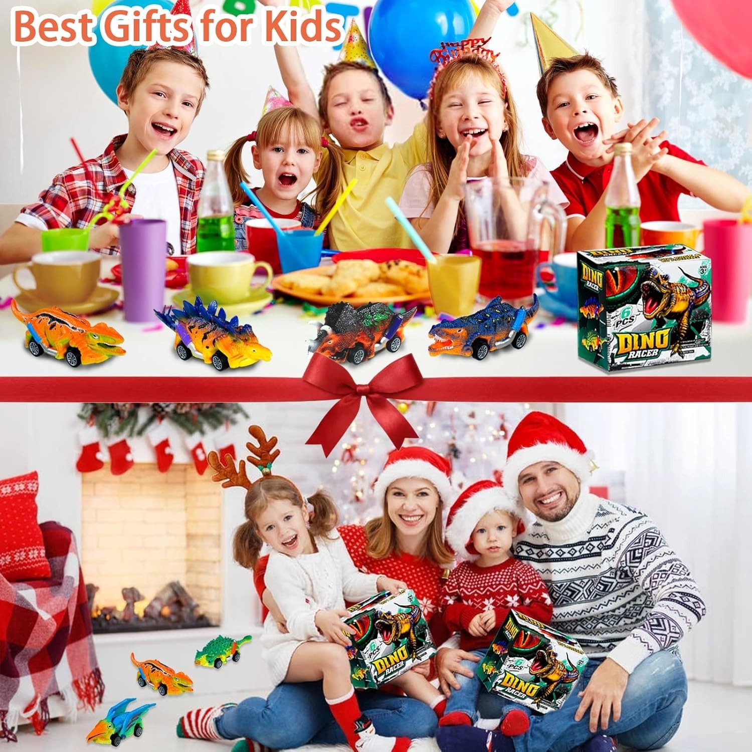 Exciting 6-Pack Dinosaur Toy Cars for Kids – Perfect Gift Set for Toddler Fun