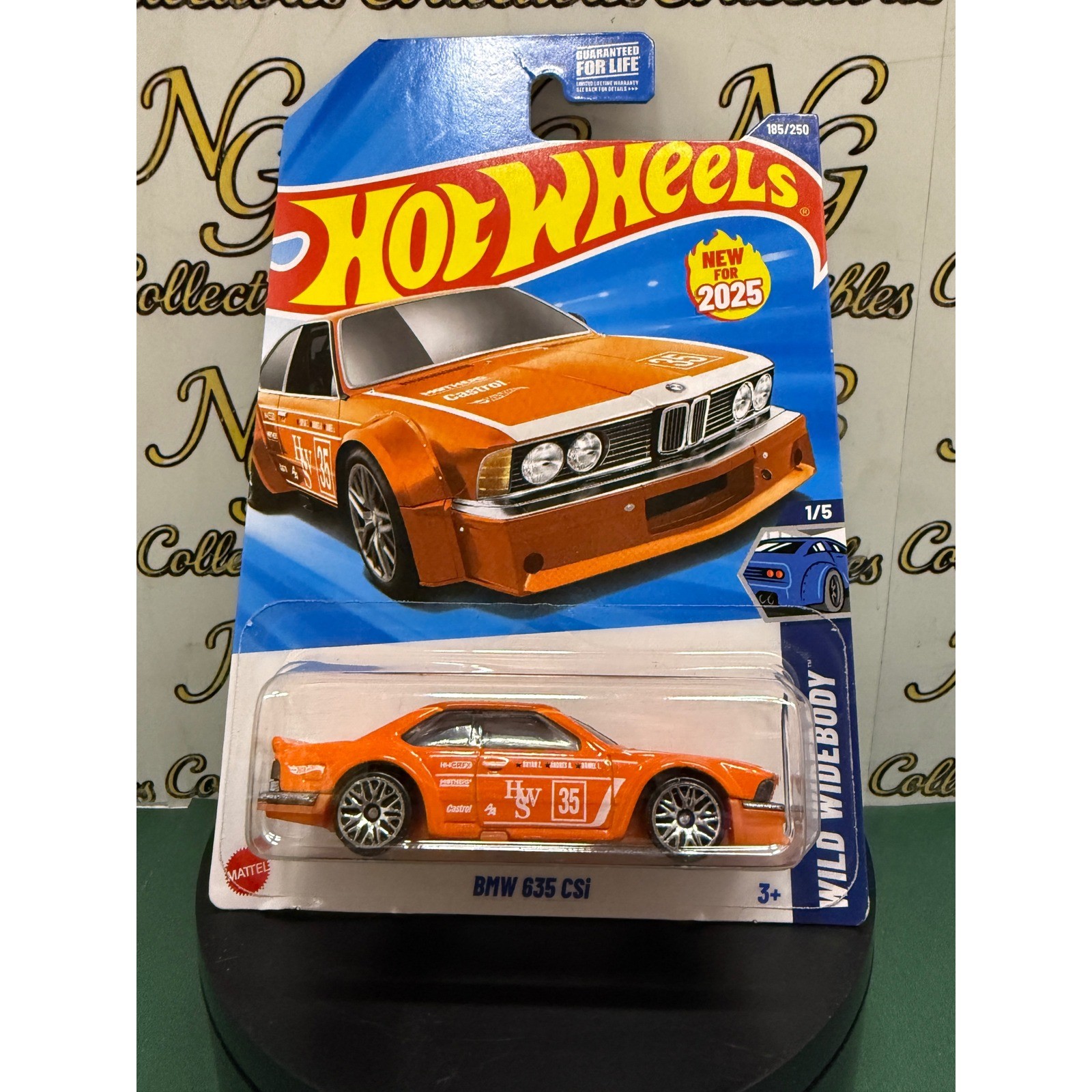 Hot Wheels 2025 BMW 635 CSi Orange Wild Widebody 1/5 Mainline 185/250 DiecaST