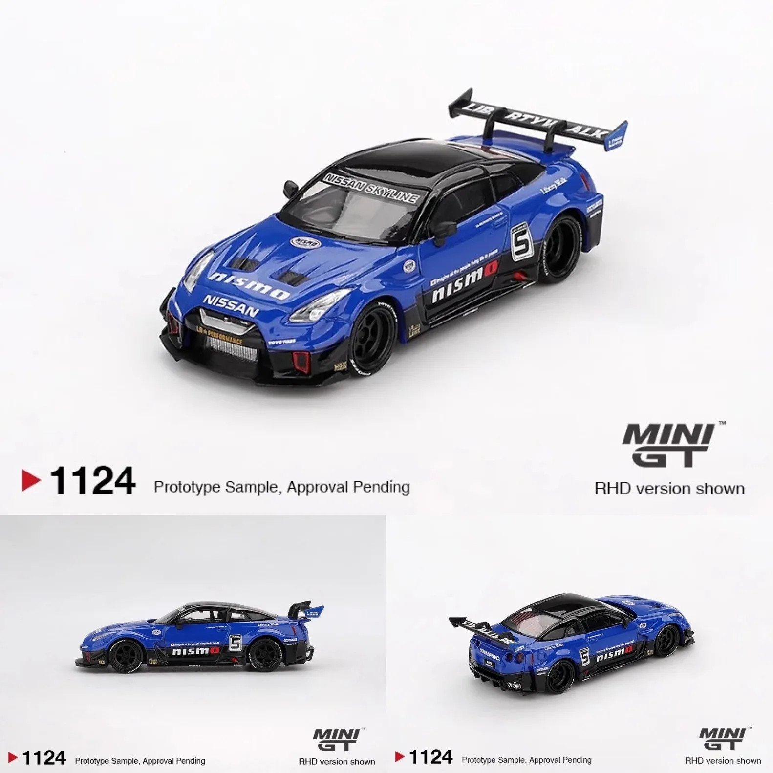 MINIGT In Stock 1:64 Porsche Lamborghini Bugatti Pagani BMW McLaren Nissan Dieca